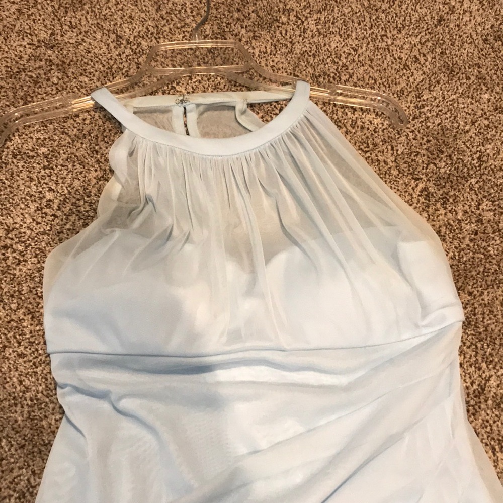 Light blue formal gown